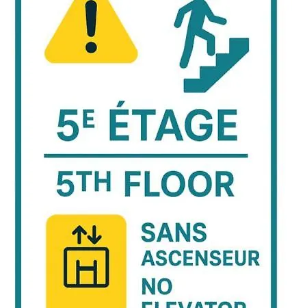 Sacre-coeur - Rue Chappe 公寓